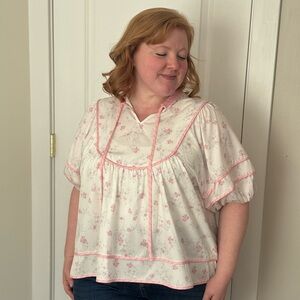 Amazon Fashion Babydoll Cottagecore Top